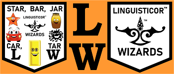 Linguisticor Wizards: STAR, BAR, JAR, CAR, TAR logo