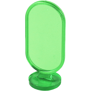 Sticker Pawn, Transparent, Green Thumbnail