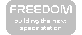 Freedom - building the next space station logo