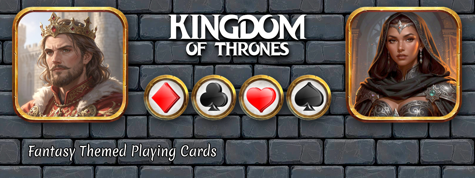 Kingdom of Thrones Playing Cards