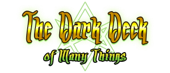 The Dark Deck of Many Things logo