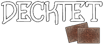 The double Decktet (filigree) logo