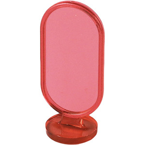 Sticker Pawn, Transparent, Red Thumbnail