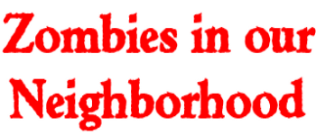 Zombies in our Neighborhood logo