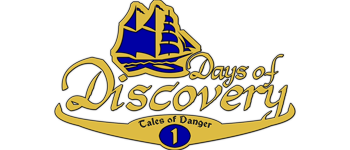 Days of Discovery Solo Play Neoprene Mat logo