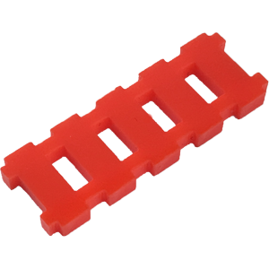 Acrylic Train Track, Red Thumbnail