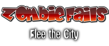 Zombie Fails: Flee the City logo
