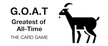 G.O.A.T (Greatest of All Time) Card Game logo