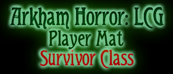 Arkham Horror LCG - Player Mat - Survivor logo