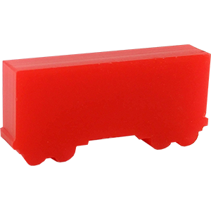 Acrylic Train, Box Car, Red Thumbnail