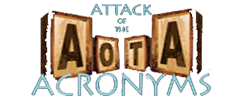 A.O.T.A. (Attack of the Acronyms): Discount Edition logo