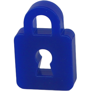 Padlock, Locked, Blue Thumbnail