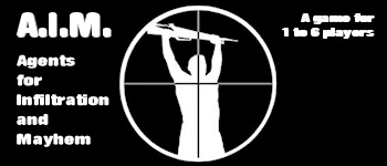 A.I.M.  Agents for Infiltration and Mayhem logo