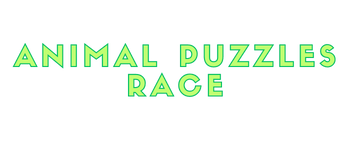 Animal Puzzles Race family friendly card game logo