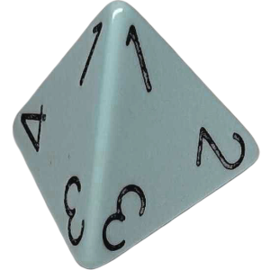 D4, Pastel Blue, Number Top