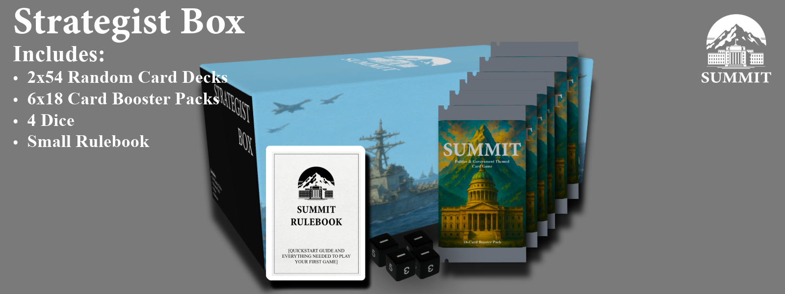 Summit Card Game: Strategist Box