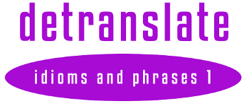 Detranslate - Idioms and Phrases 1 logo