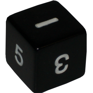 D6, 16mm, Numeral, Black Thumbnail