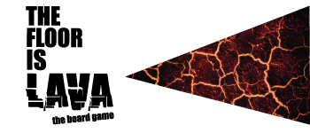 The Floor Is Lava, the board game logo