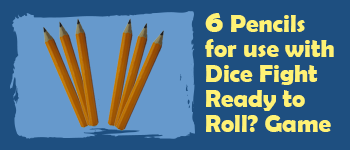 Pencils for Dice Fight Ready to Roll logo