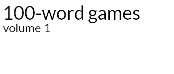 100-Word Games: Vol. 1 logo