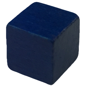 Cube, 8mm, Blue Thumbnail