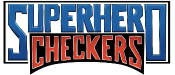 Superhero Checkers logo