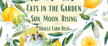 Cats in the Garden as Sun, Moon, Rising Signs Oracle Deck logo