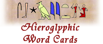 Hieroglyphic Word Cards logo