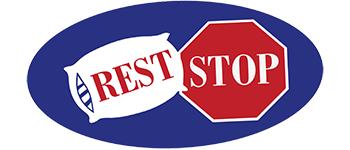 REST STOP logo