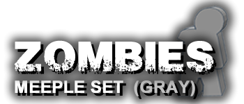 Zombies Meeple Set (Gray) logo