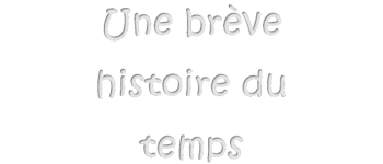 Une breve histoire du temps  logo