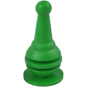 Bowling Pin, Large, Green Thumbnail