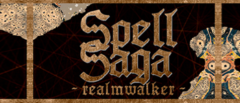 Spell Saga ~ realmwalker ~ prelude: science//armor//romance logo