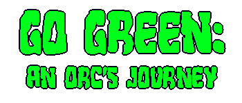 GO GREEN: An Orc's Journey logo
