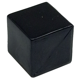 Ice Cube, 8mm, Opaque, Black Thumbnail