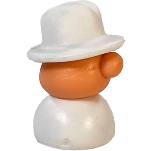 Fedora Person, White, Light Thumbnail