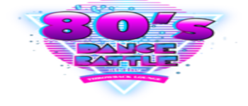 80s trading cards Expansion Purple logo