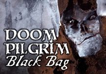 DOOM PILGRIM Black Bag advertisement