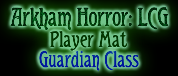 Arkham Horror LCG - Player Mat - Guardian logo