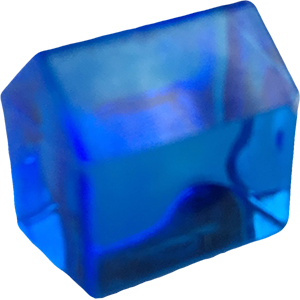 House, Acrylic, Transparent, Blue Thumbnail