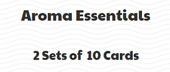 Aroma Essentials - 2 sets of 10 cards logo