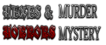 Hexes and Horrors - Murder Mystery logo