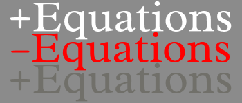 Equations logo