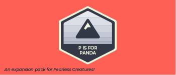 P is for Panda logo