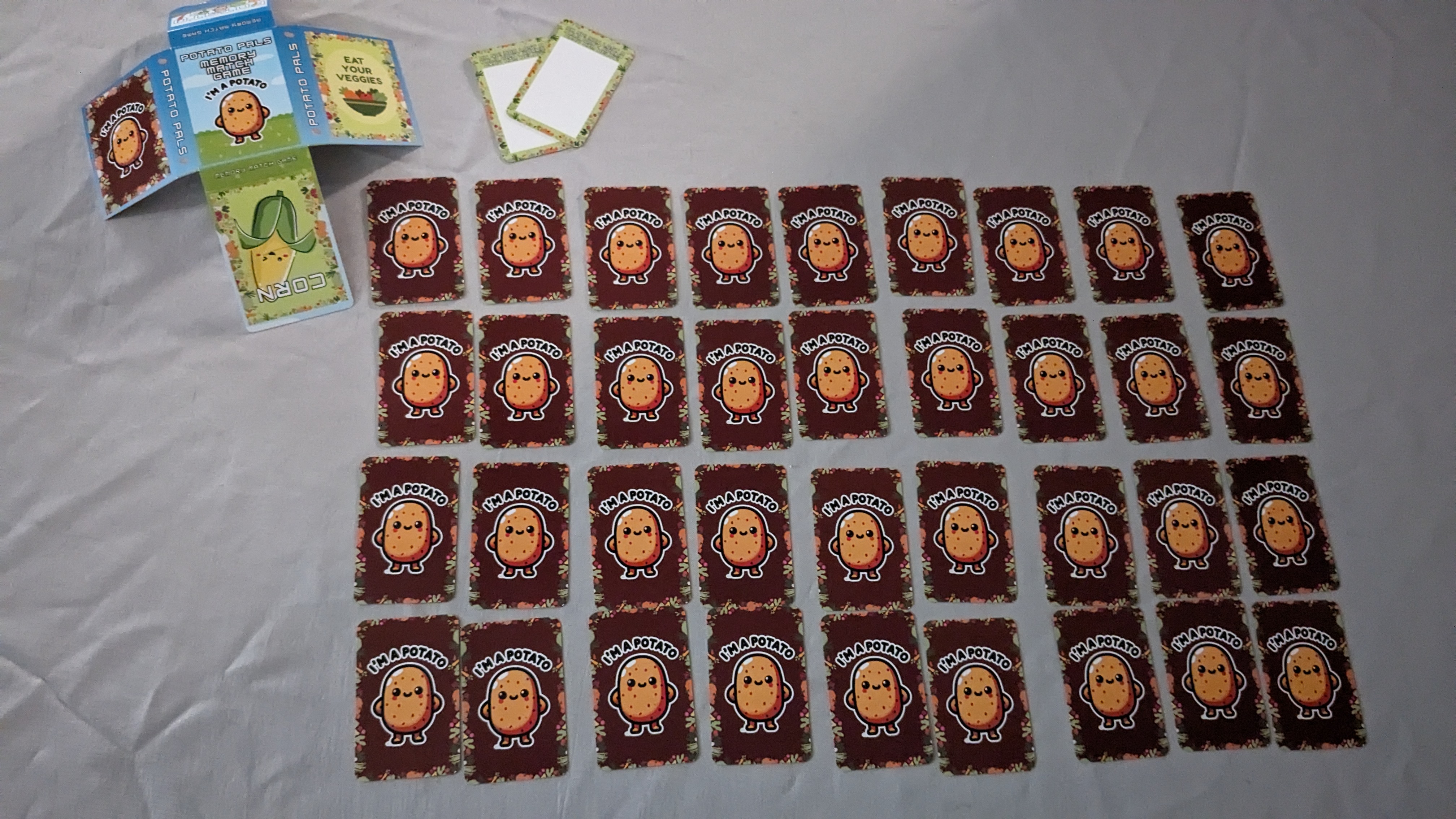 Potato & Pals Memory Match Game