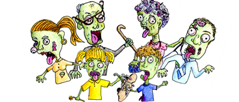 ZOMBIES! ZOMPOCALYPSE! logo