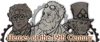 Steampunk Playing Cards: Heroes of the 19th Century logo