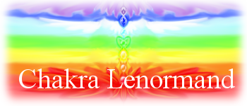 Chakra Lenormand 54 card poker no insert! logo