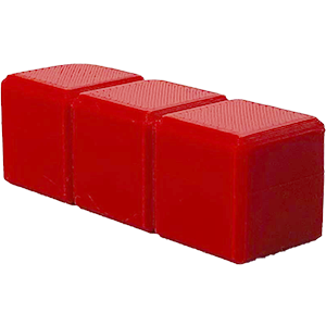 Block 1x3, Red Thumbnail